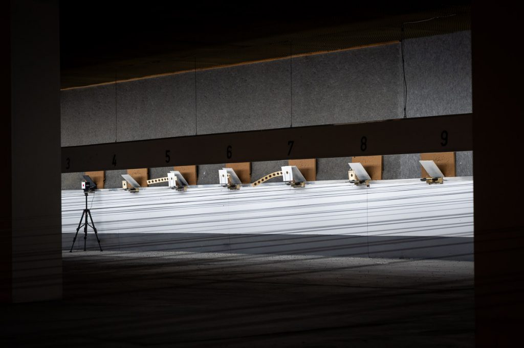 Ortspokal 2025 Ziele beim Luftgewehrschießen