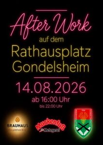 Flyer After Work am 14.08.2026