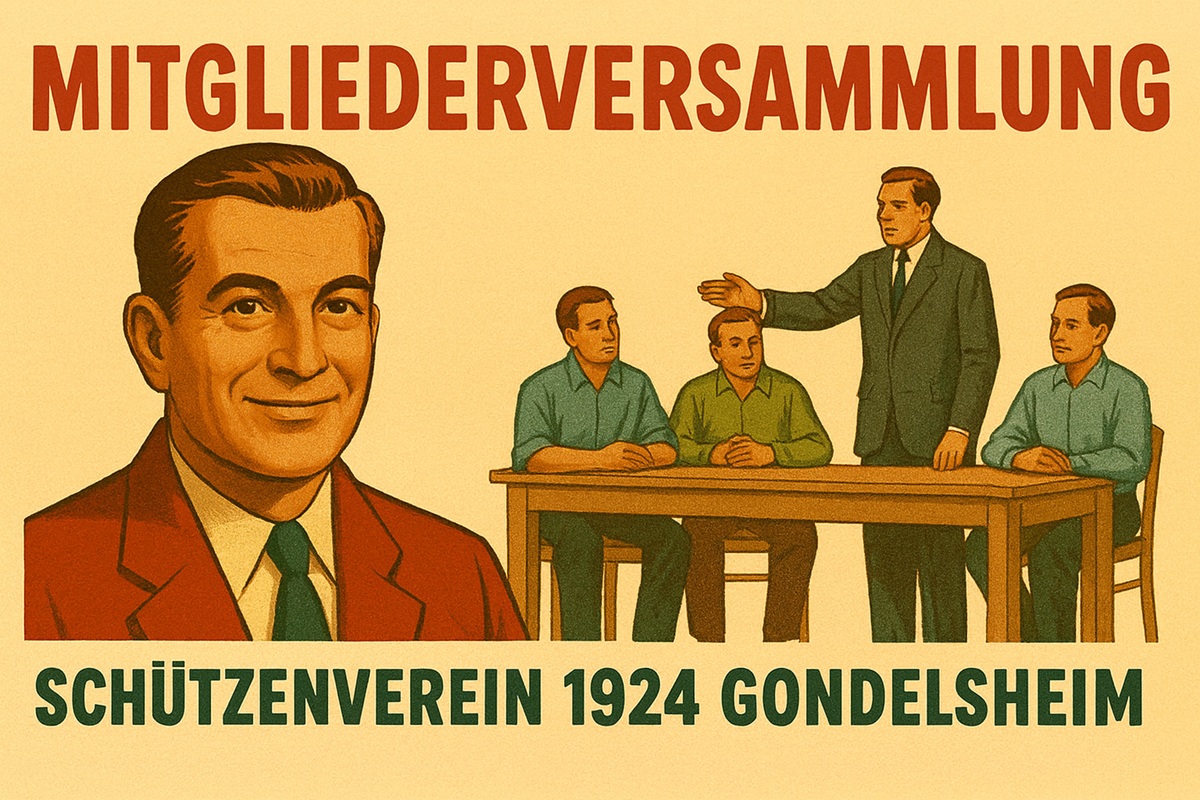 Mitgliederversammlung (KI-generiert)