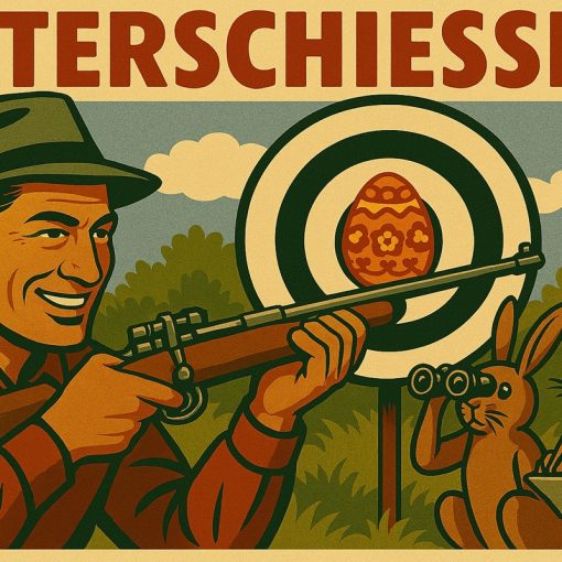 Osterschießen (KI-generiert)