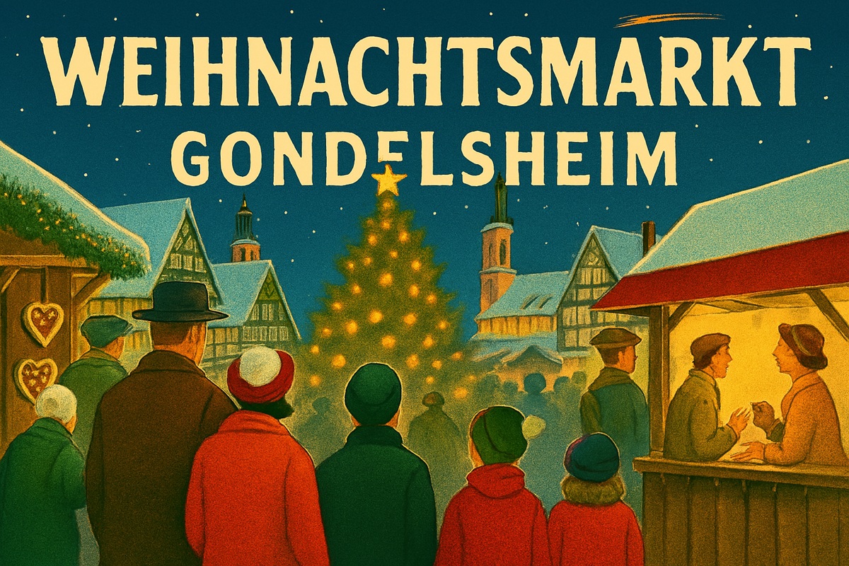 Weihnachtsmarkt (KI-generiert)