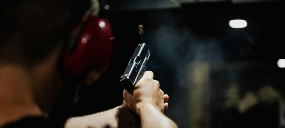 Pistole nach Schuss